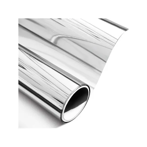 Folie geamuri silver cromata argintie 5% ieftina 30m x 1.52m