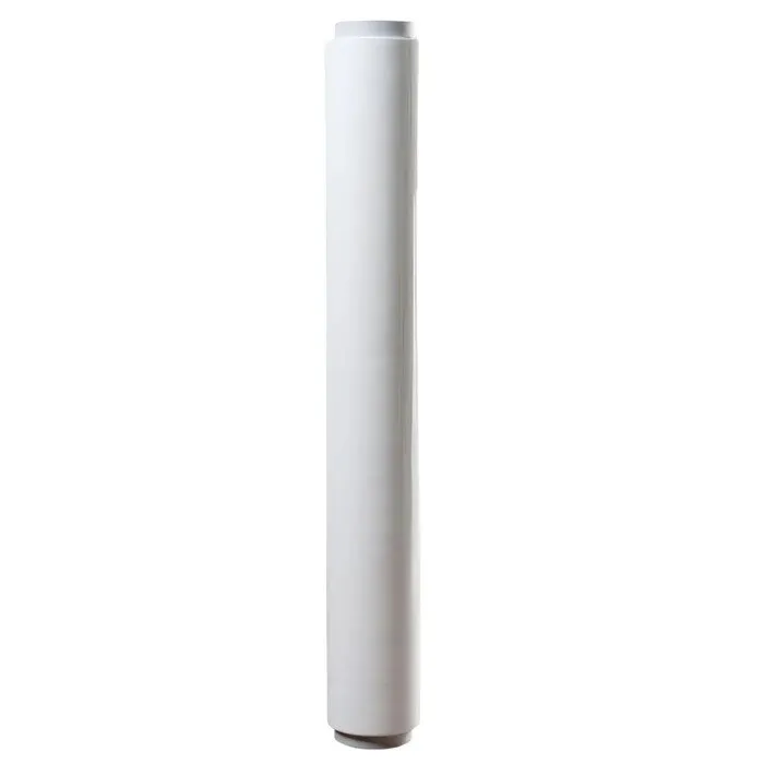 Folie pentru ambalare paleti, alb, 23 microni, 50 cm x 137 m