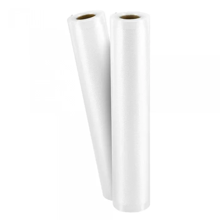 Folie pentru aparat de vidat alimente, Samus, ROLO01, 28 x 500 cm, transparent, set 2 role