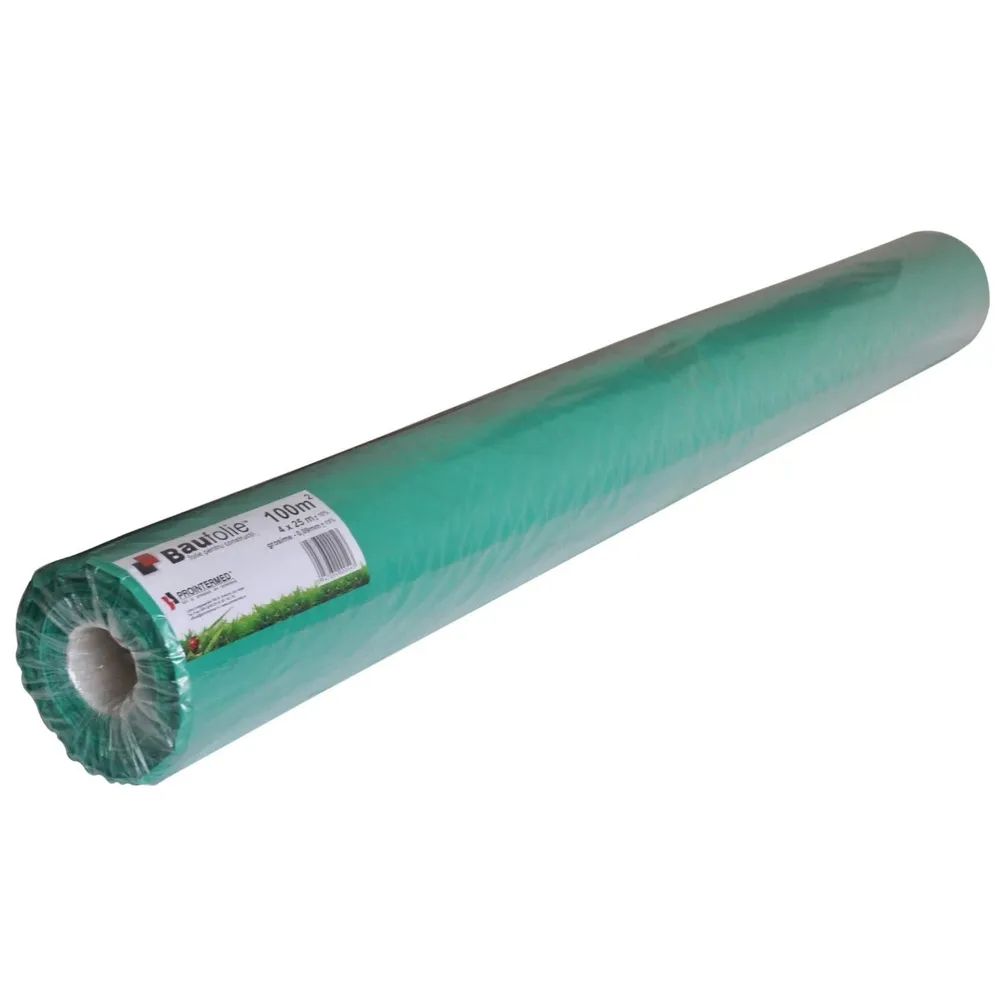Folie polietilena pentru constructii Baufolie, color, 25 x 4 m, grosime 0.05 mm