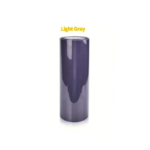 Folie protectie faruri si stopuri TPH Premium Light Grey fumuriu deschis cu regenerare 7.5m x 60cm — imaginea 2