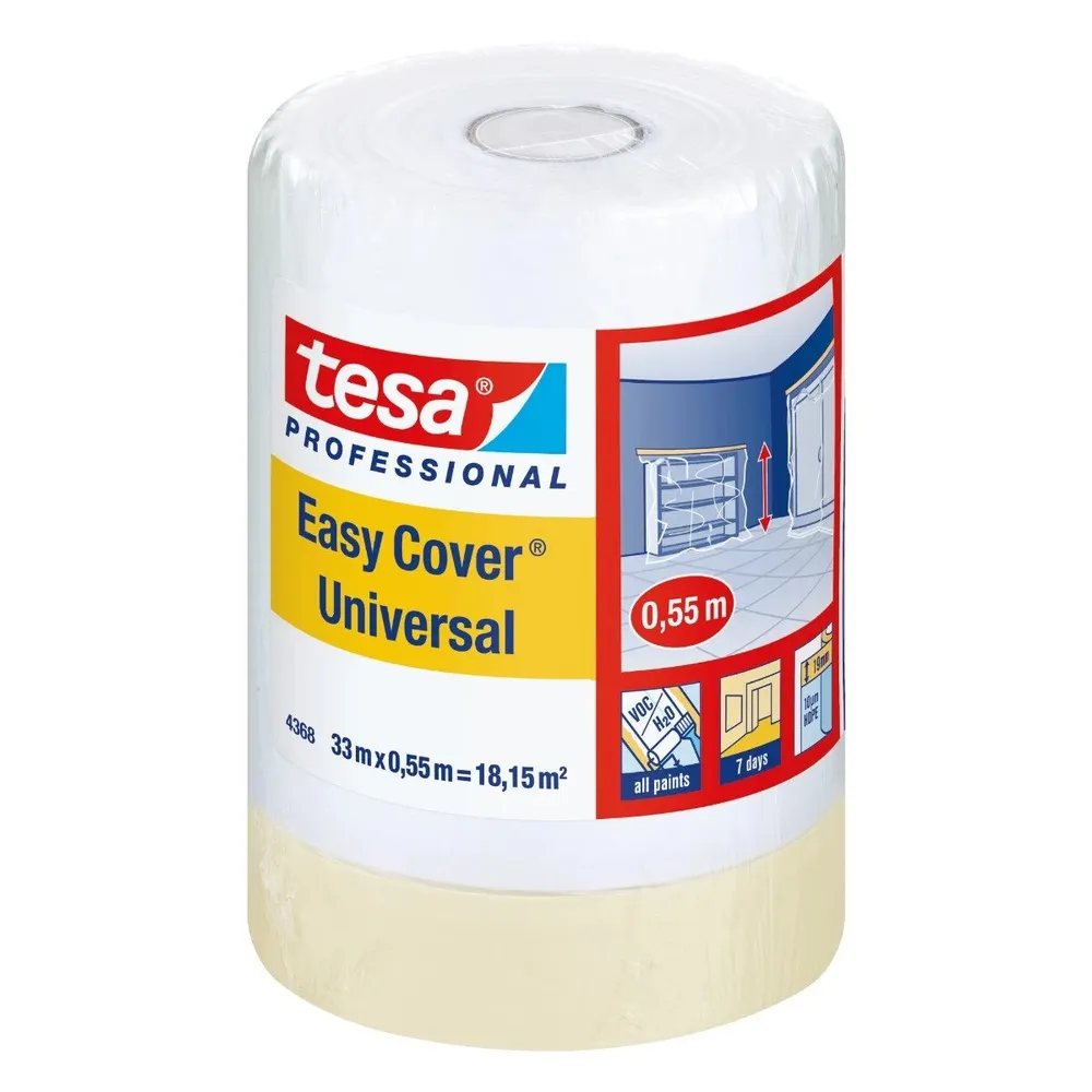 Folie protectie Tesa Easy Cover 4368, transparent, interior, 33x0.55m
