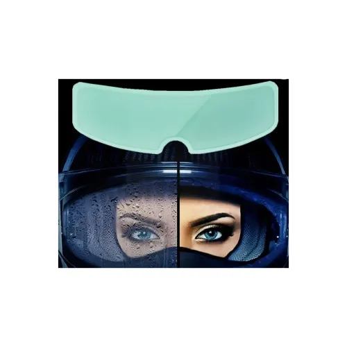 Folie protectie vizor casca moto cu montaj interior sau exterior si functie anti amprente