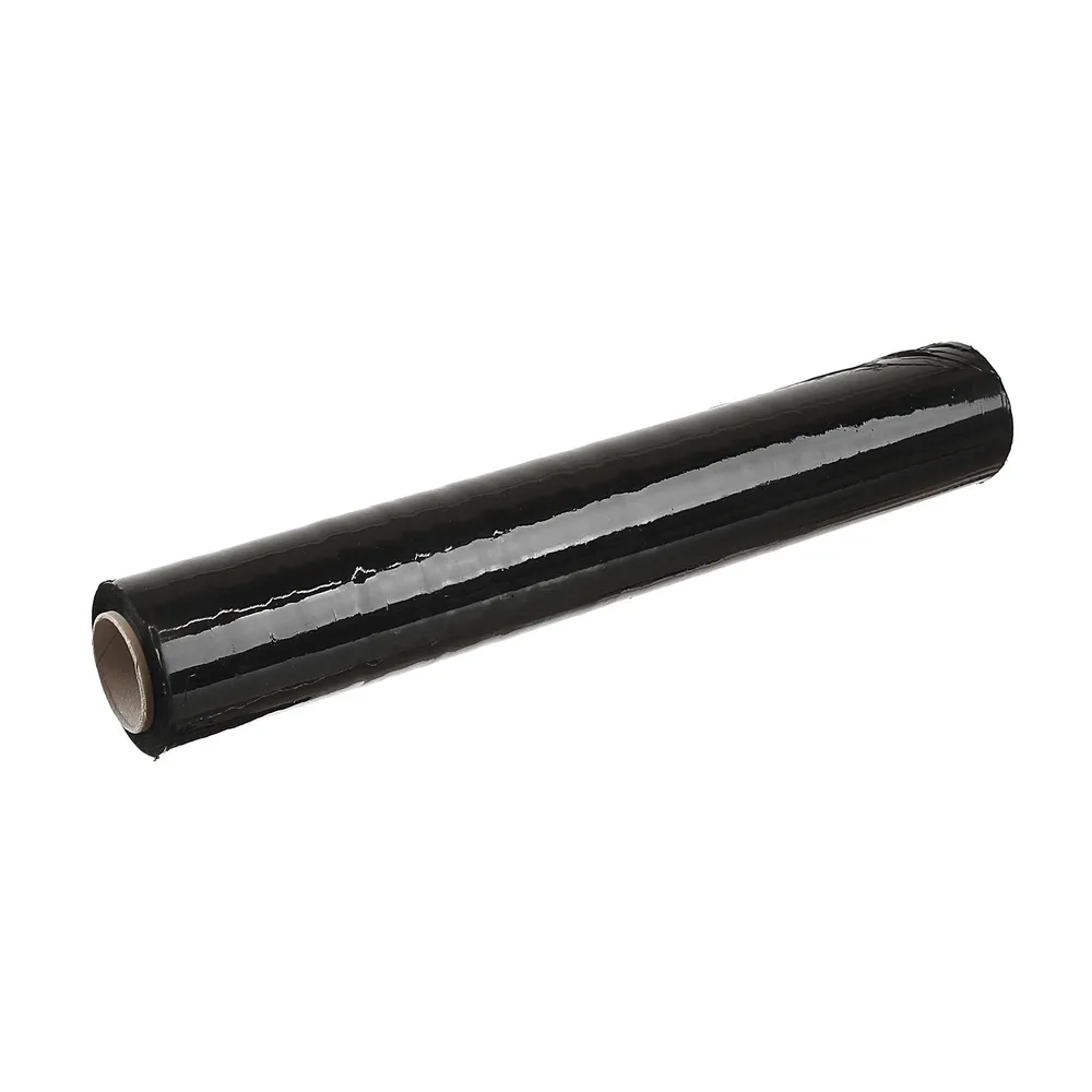 Folie stretch pentru ambalare, 23 microni, 0.50 x 123 m, 1.30 Kg, neagra