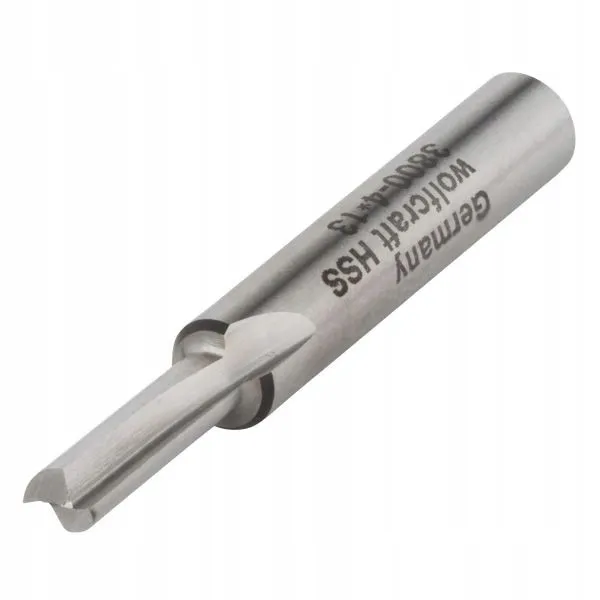 Freza lemn dreapta pentru caneluri Wolfcraft Ø4 mm, prindere Ø6 mm