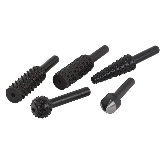 Freza lemn, Wolfcraft 2540000, set 5 bucati