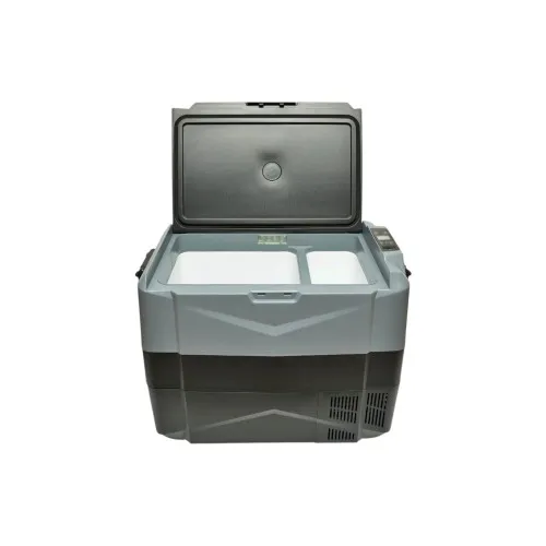 Frigider auto portabil cu compresor 45L 12V 24V 220V 60W zona dubla de racire afisaj LCD — imaginea 7
