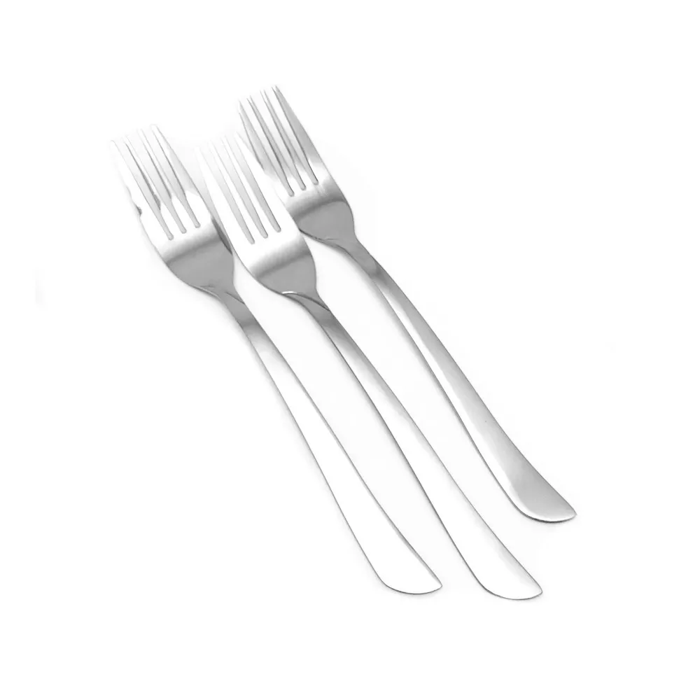 Furculita Kasemi 1101944, inox, 20.9 x 2.7 cm, set 3 bucati