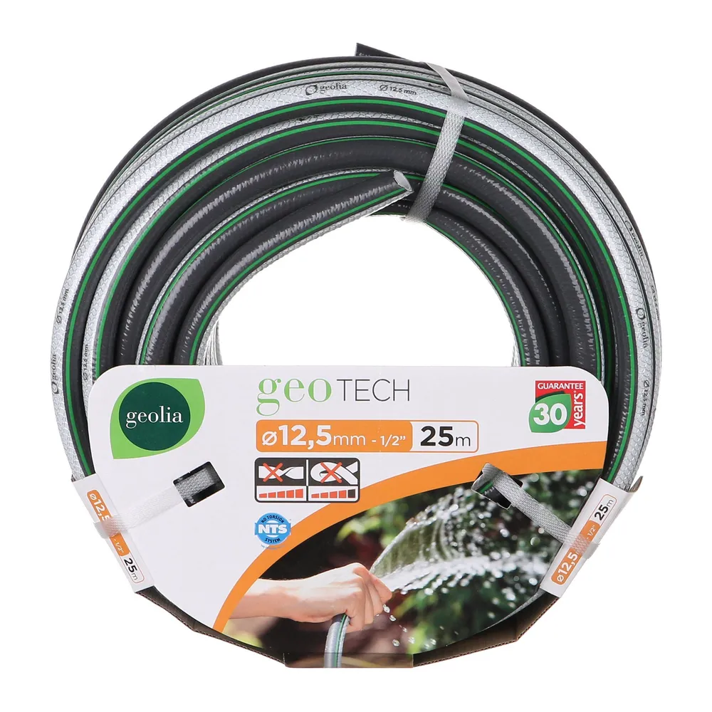 Furtun gradina Geolia Tech, Ø 12.5 mm, 9 bar, L 25 m