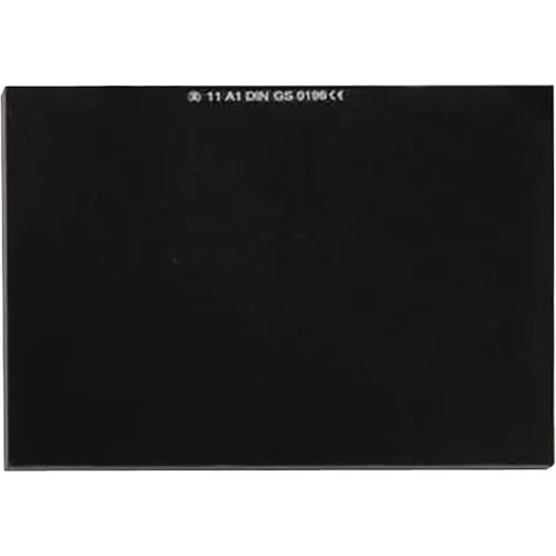 Geam fumuriu pentru masca de sudura Saint-Gobain Flachglas 90x110 mm, filtru DIN11