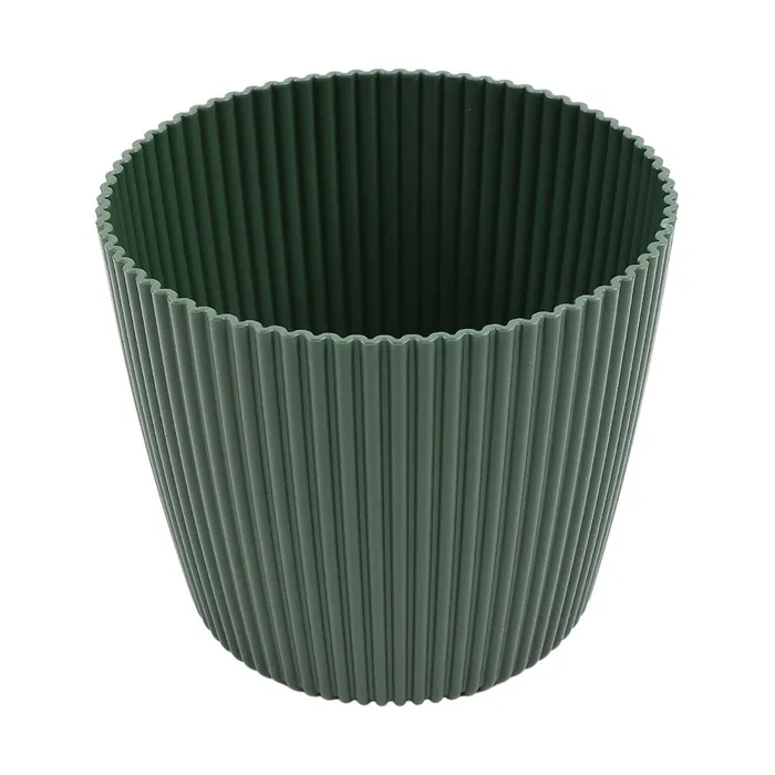 Ghiveci din plastic Milly, verde, D 20 cm