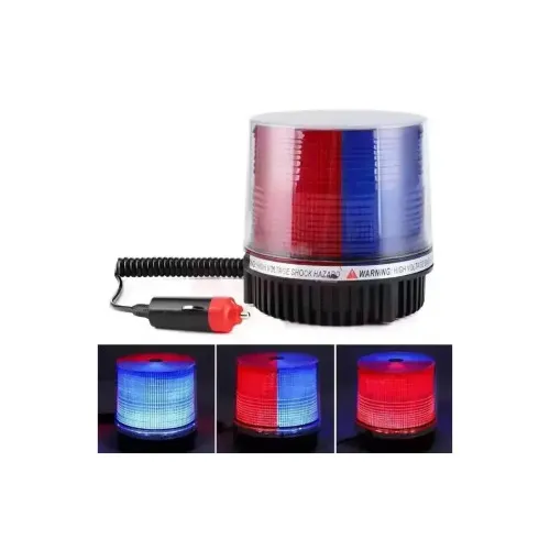 Girofar led 12v cu prindere magnetica diverse culori — imaginea 6