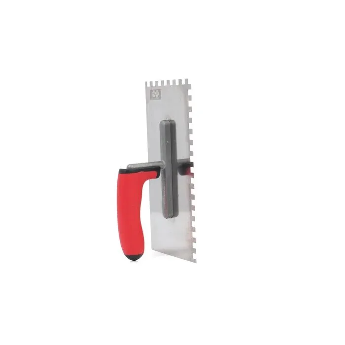 Gletiera inox Holzer 904-88, cu dinti de 8 mm, 27 x 13 cm