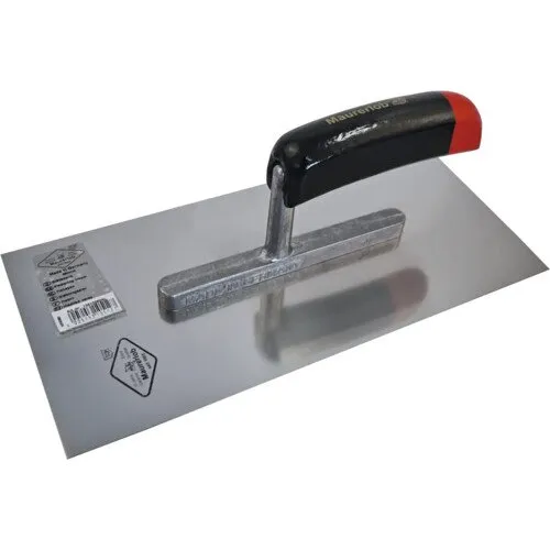 Gletiera otel inoxidabil Maurerlob 280x130x0, 7 mm, maner din lemn