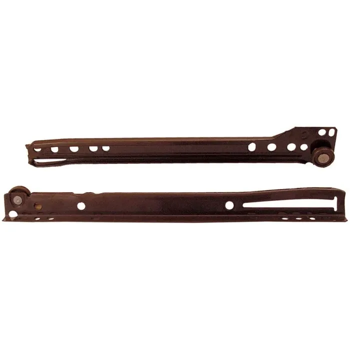 Glisiere pentru sertare, maro, 250 mm, set 2 bucati
