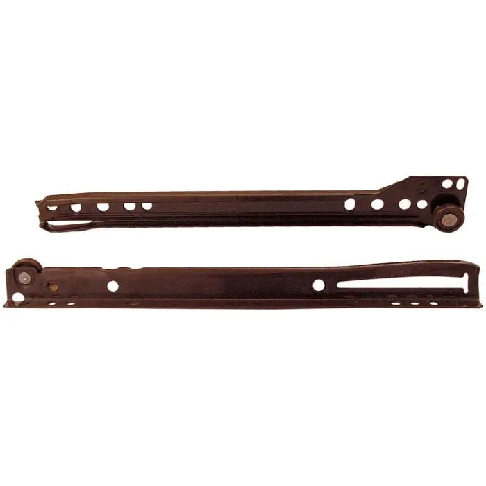 Glisiere pentru sertare, maro, 400 mm, set 2 bucati