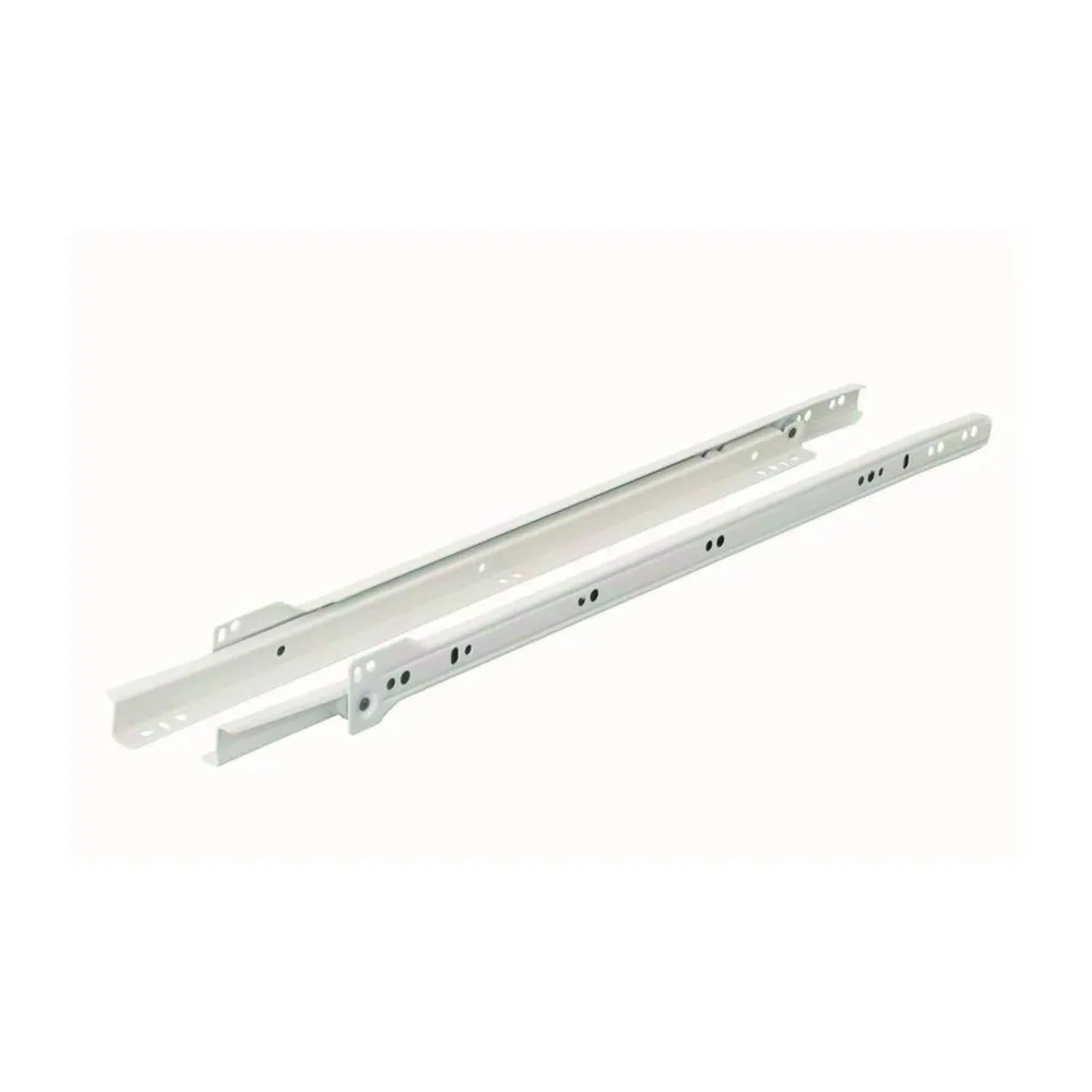 Glisiere sertar, glisare totala, 500 mm, nichelat (set 2 buc)