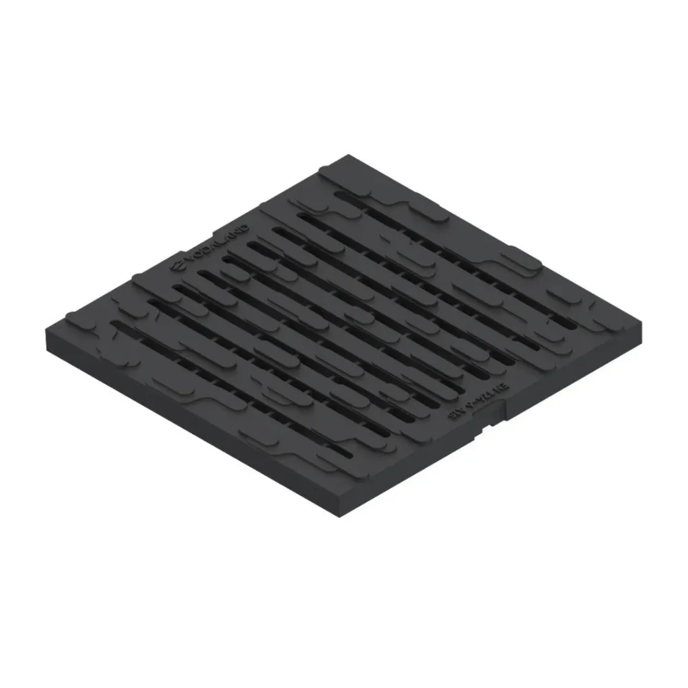 Gratar pentru camin Vodaland, polipropilena, negru, A15, 400 x 400 mm