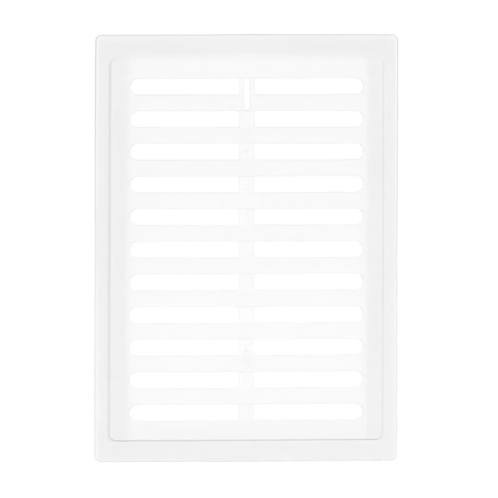 Grila ventilatie, reglaj manual, plastic, 14 x 21 cm, alba
