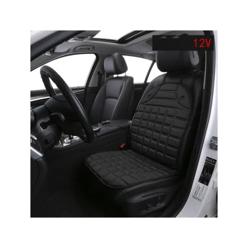Husa scaun auto cu incalzire 12V reglaj 2 trepte universala Negru HL — imaginea 7