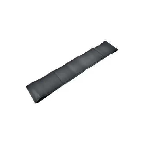 Husa volan auto din piele cu gaurele neagra cu ac si ata marime L 41cm — imaginea 2