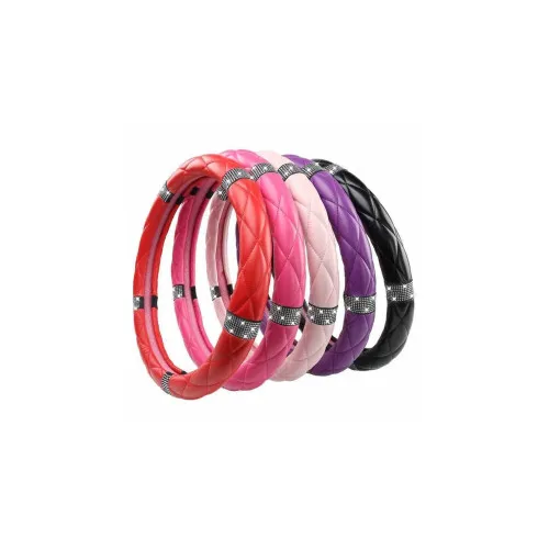 Husa volan auto imitatie piele marime M 37-38 cm diverse culori