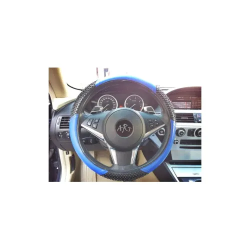 Husa volan auto imitatie piele marime M 37-38 cm diverse culori — imaginea 4