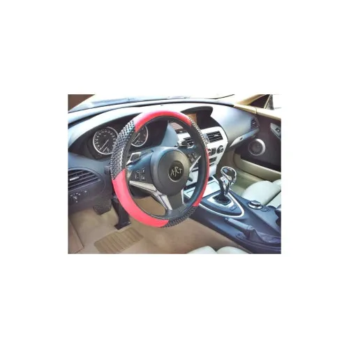 Husa volan auto imitatie piele marime M 37-38 cm diverse culori — imaginea 5