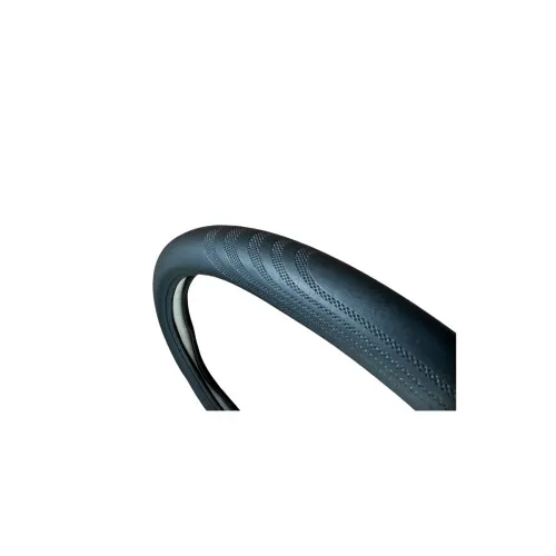 Husa volan auto imitatie piele negru marime M 37-39 cm — imaginea 2