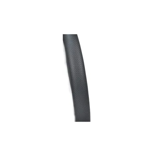 Husa volan auto imitatie piele perforata marime M 37-38 cm negru — imaginea 2