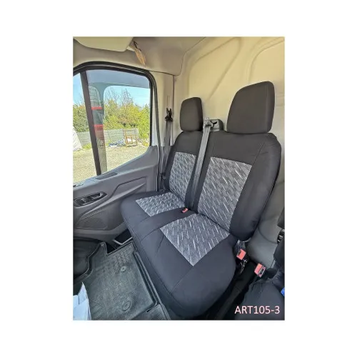 Huse Auto Textil 2+1 Premium Scaun Sofer si Bancheta Stanga, burete 10mm + 5mm — imaginea 4