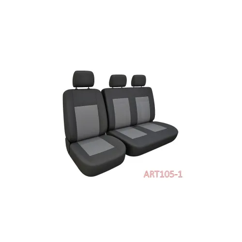 Huse Auto Textil 2+1 Premium Scaun Sofer si Bancheta Stanga, burete 10mm + 5mm — imaginea 2