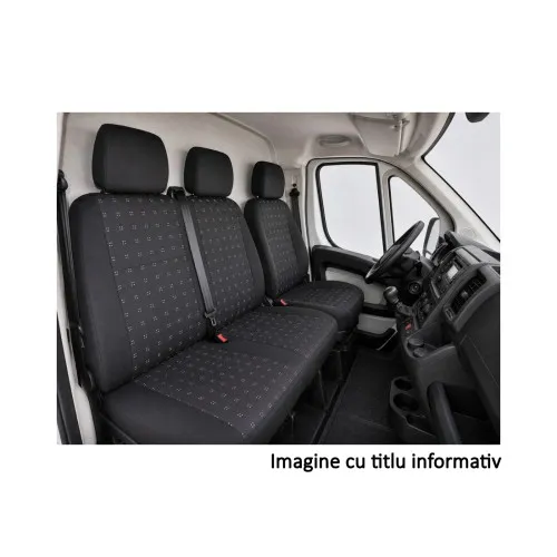 Huse auto universale pentru autoutilitare 1+1 cu doua scaune fata Premium Material Textil