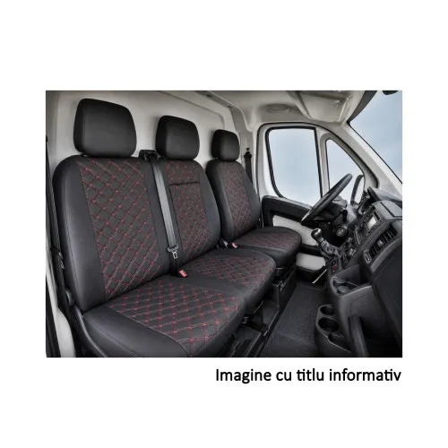 Huse scaune auto compatibile Citroen Jumper 2006-> 2+1 Premium Imitatie Piele Romb