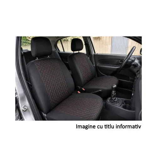 Huse scaune auto compatibile Dacia Logan I 2004-2012 Premium Imitatie Piele Romb