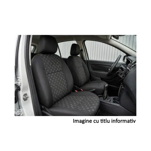 Huse scaune auto compatibile Dacia Logan II 2012-2020 bancheta spate nefractionata Premium Material Textil