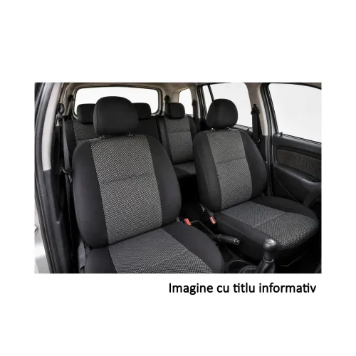 Huse scaune auto compatibile Dacia Logan MCV 7 locuri 2007-2012 randul 2 bancheta 2+1 randul 3 spatar fractionat Premium Material Textil