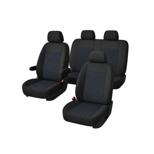Huse scaune auto universale 9 piese fractionate bancheta spate — imaginea 2
