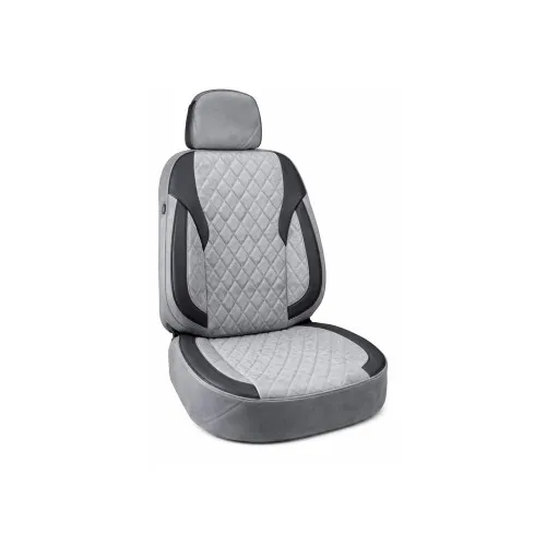 Huse scaune auto universale fractionate XL Premium compatibile SUV si Limuzine gri negru — imaginea 2