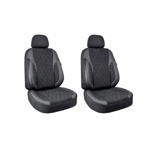 Huse scaune auto universale fractionate XL Premium compatibile SUV si Limuzine negru gri antracit — imaginea 3