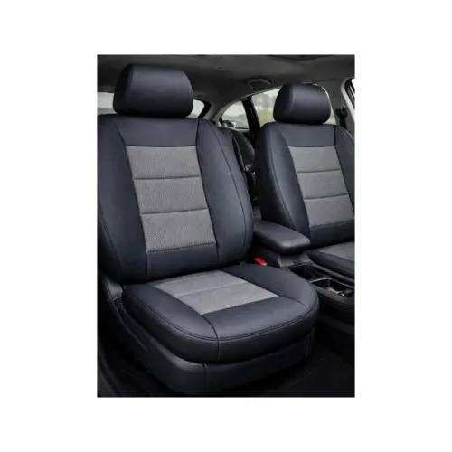 Huse scaune auto universale premium cu bancheta spate fractionata negru