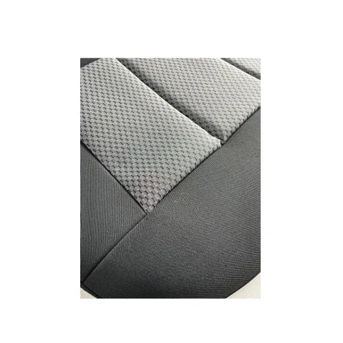 Huse scaune auto universale premium cu bancheta spate fractionata negru gri — imaginea 5