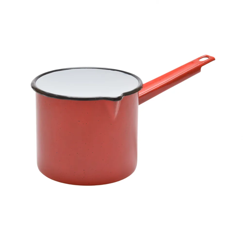 Ibric cafea IS0506 emailat, 14 cm, 1.5 litri, Rosu
