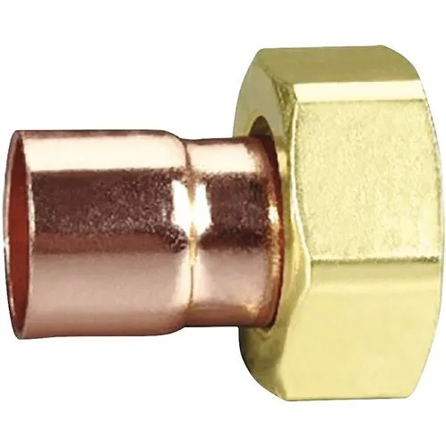 Imbinare cu filet, 1/2 inci x 18 mm, alama
