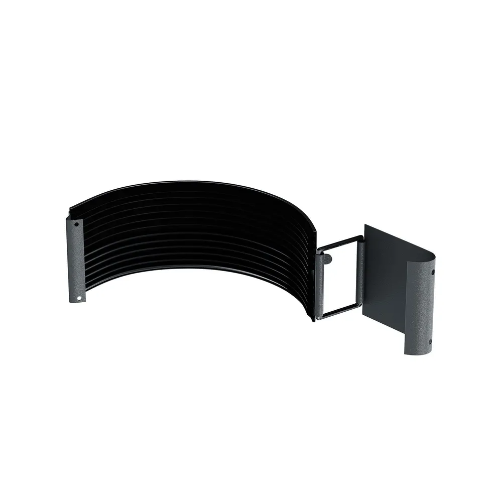 Imbinare jgheab Bilka, gri grafit mat, 125 mm, metal