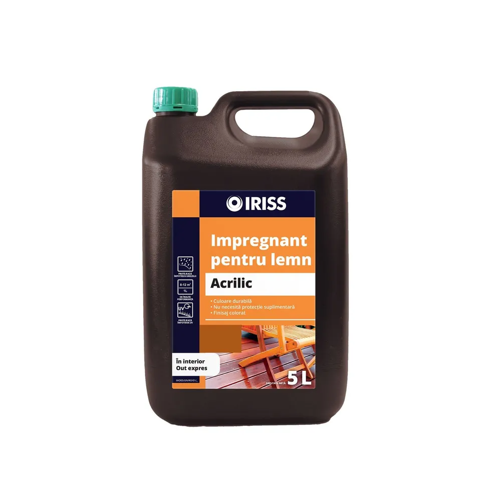 Impregnant pentru lemn Dragon Iriss, mahon, 5 L