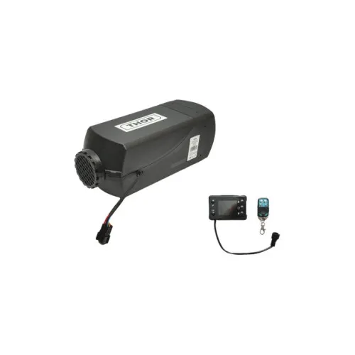 Incalzitor stationar, sirocou 12/24V, 10KW cu telecomanda, display LCD si bujie Kyocera THOR