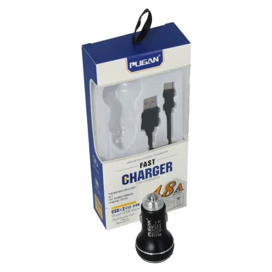 Incarcator auto 4.8A cu cablu micro 12-24V, set
