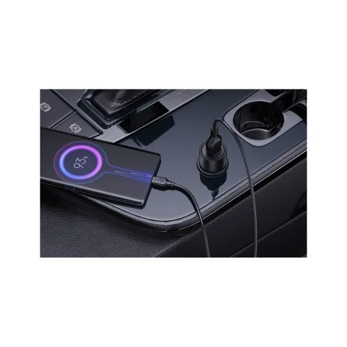 Incarcator auto XO 12W cu 2 porturi USB-A negru — imaginea 2