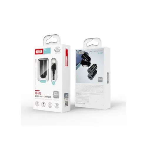 Incarcator auto XO Quick Charge QC3.0 18W cu 1 USB si cablu Micro USB negru 1 m — imaginea 2